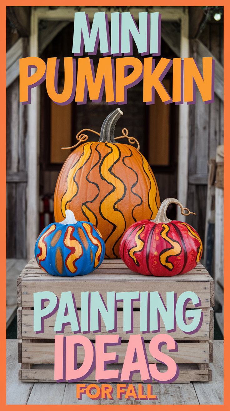 mini pumpkin painting ideas