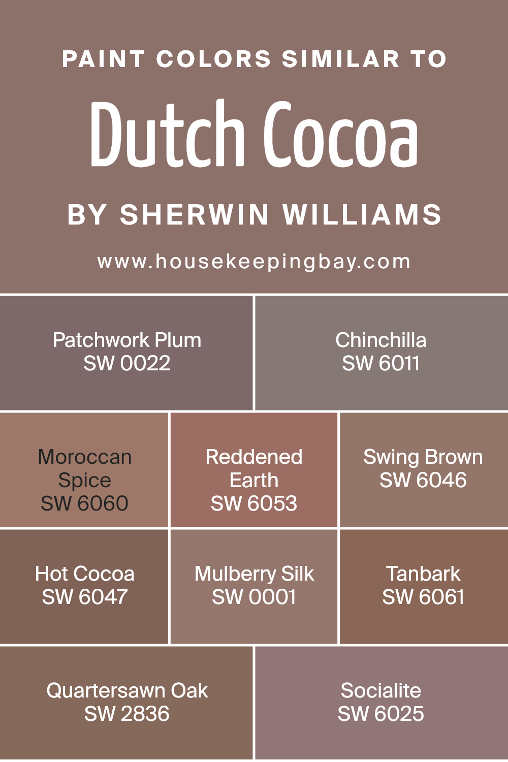 colors_similar_to_dutch_cocoa_sw_6032