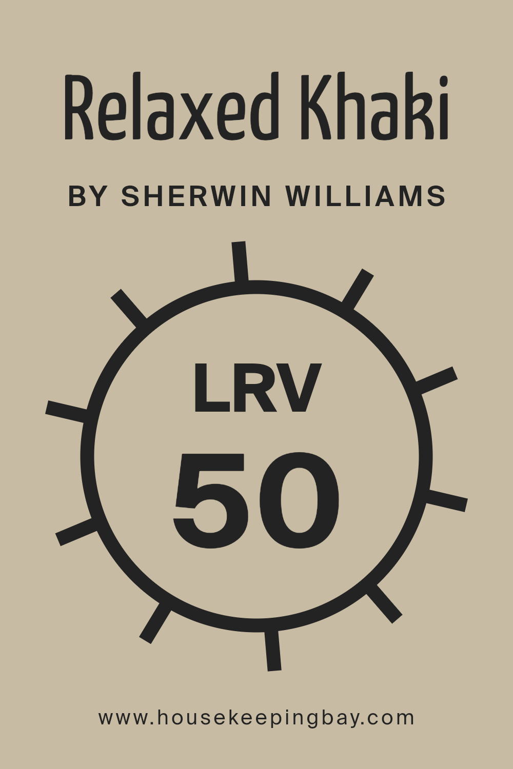 what_is_the_lrv_of_relaxed_khaki_sw_6149