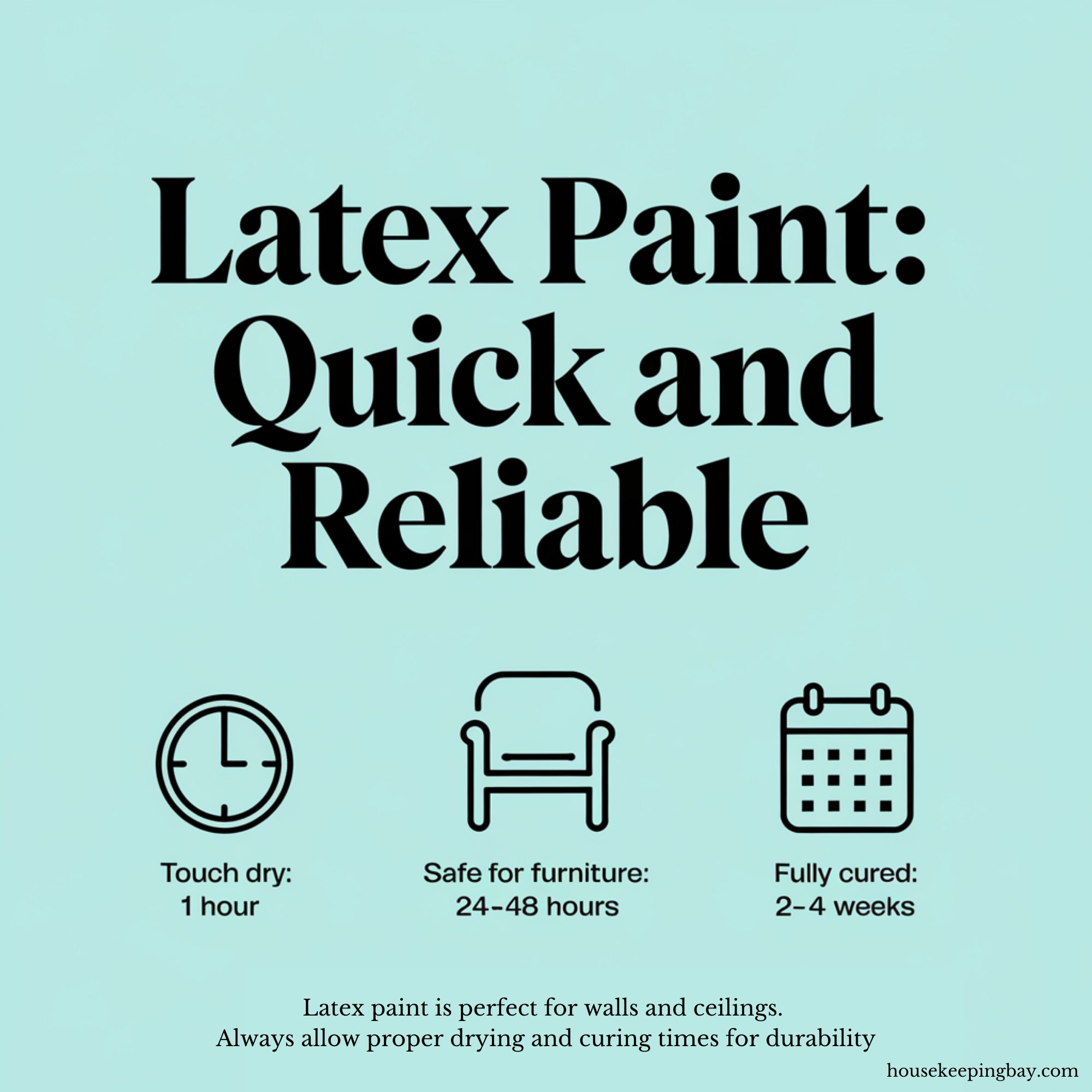 How Long Should Paint Dry for Different Types of Paints Latex Bsed Paint