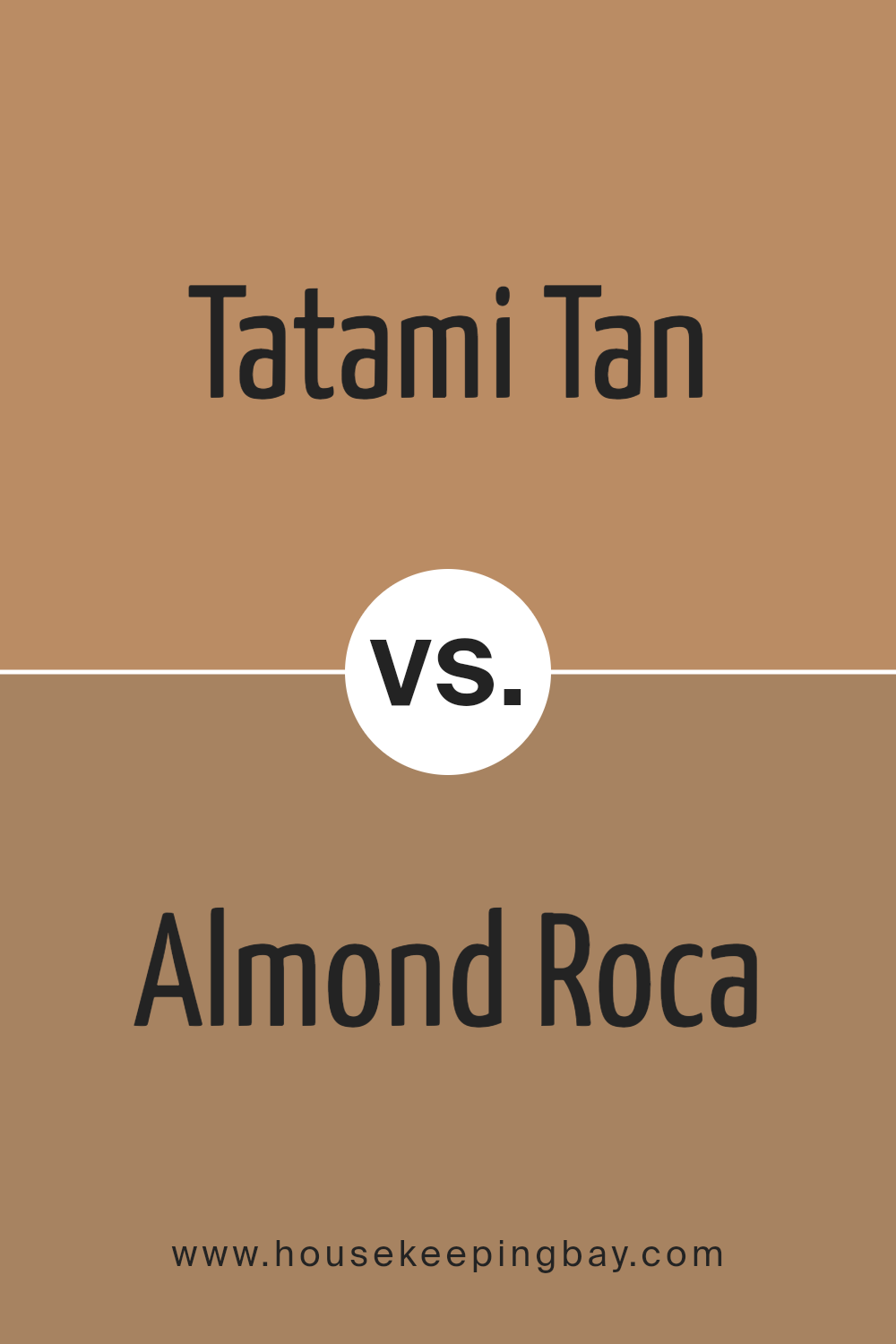 tatami_tan_sw_6116_vs_almond_roca_sw_9105