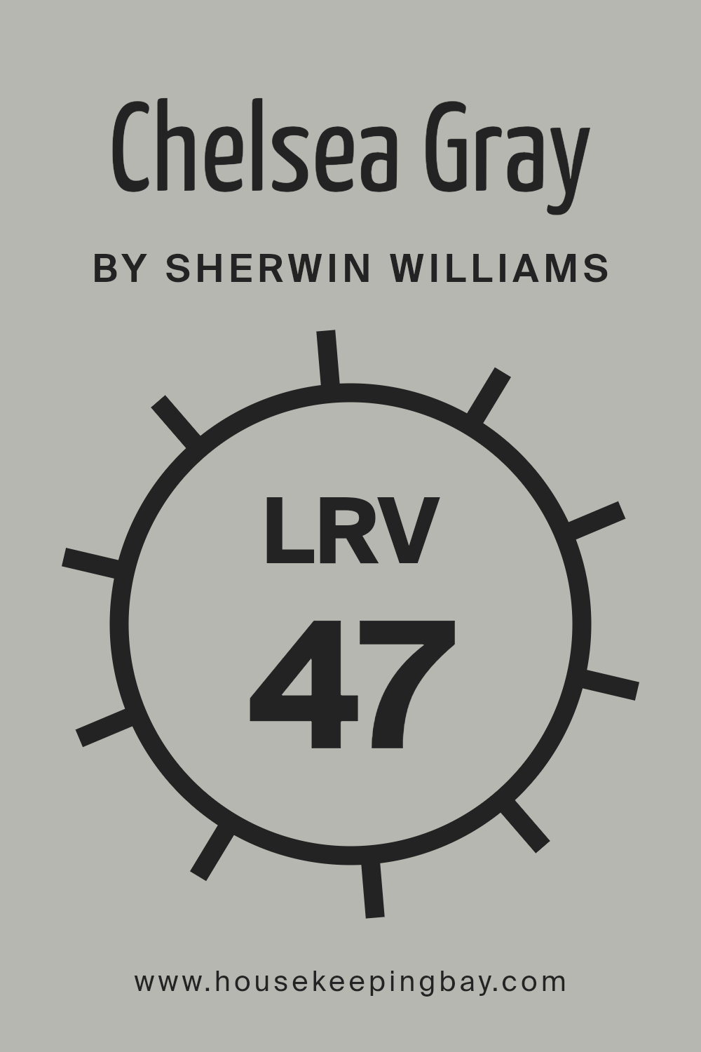 what_is_the_lrv_of_chelsea_gray_sw_2850