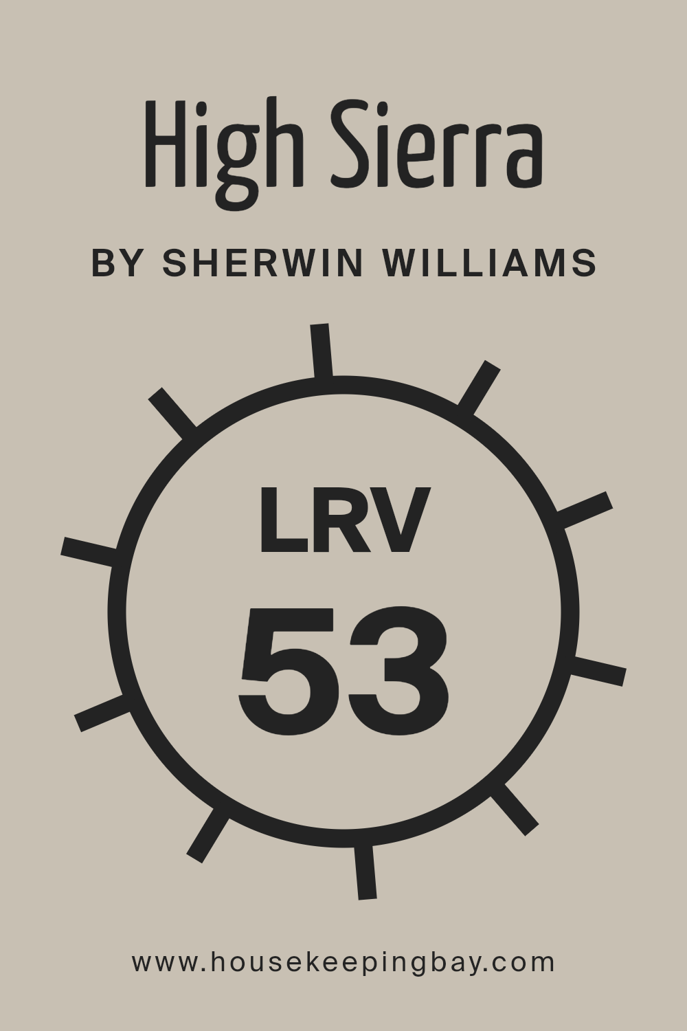 what_is_the_lrv_of_high_sierra_sw_9588