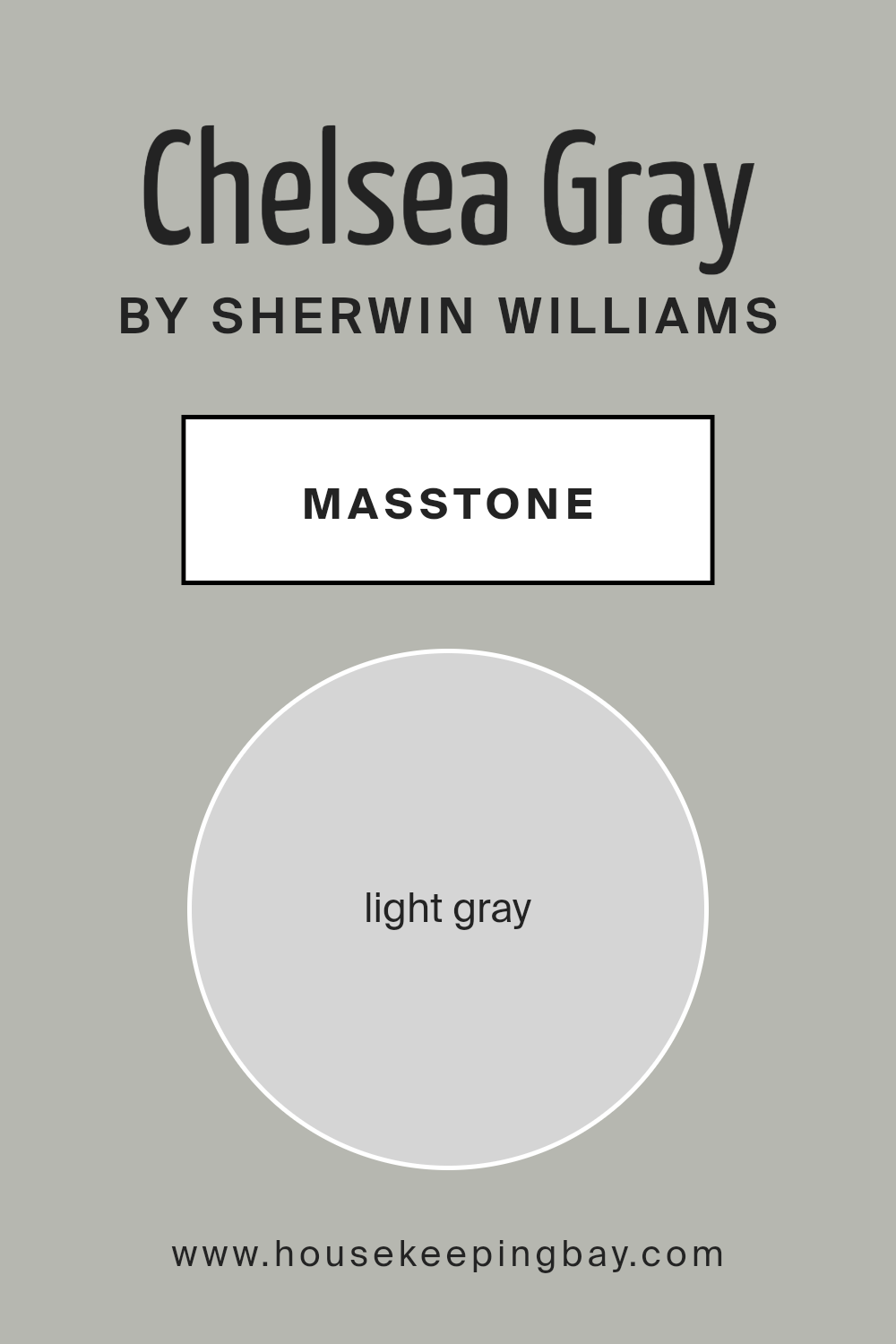 what_is_the_masstone_of_chelsea_gray_sw_2850