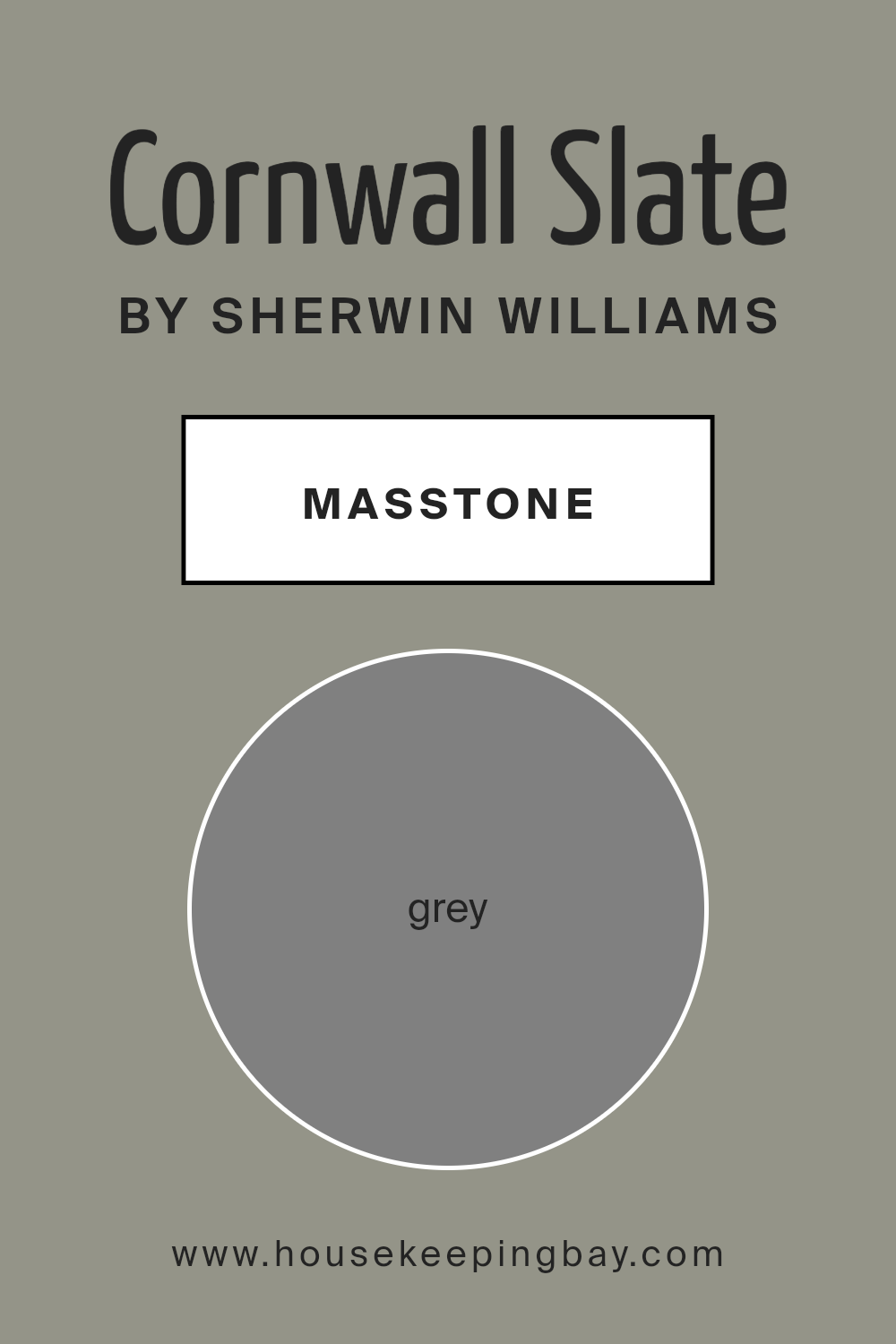 what_is_the_masstone_of_cornwall_slate_sw_9131