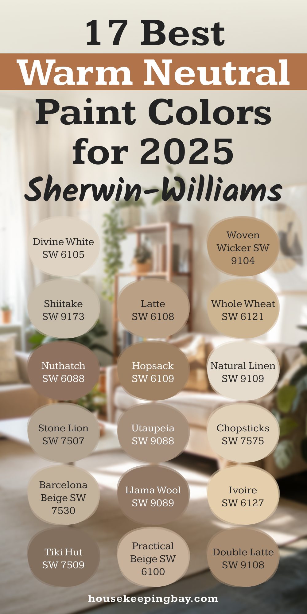 17 Best Warm Neutral Paint Colors from Sherwin Williams