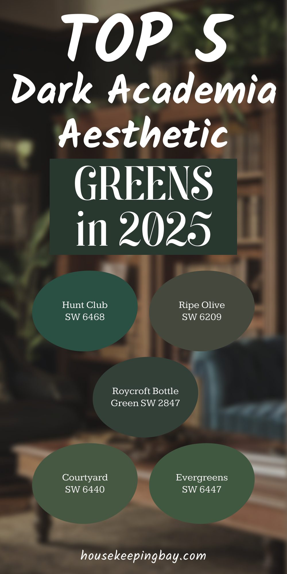 top 5 dark academia Aesthetic green in 2025