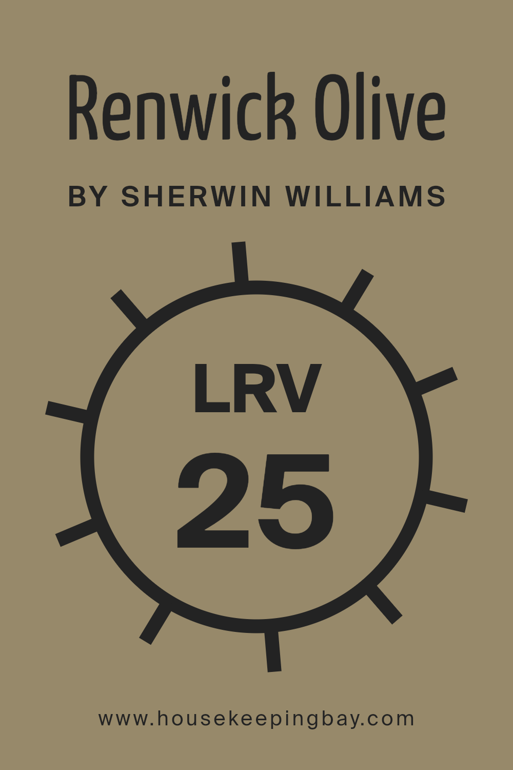 what_is_the_lrv_of_renwick_olive_sw_2815