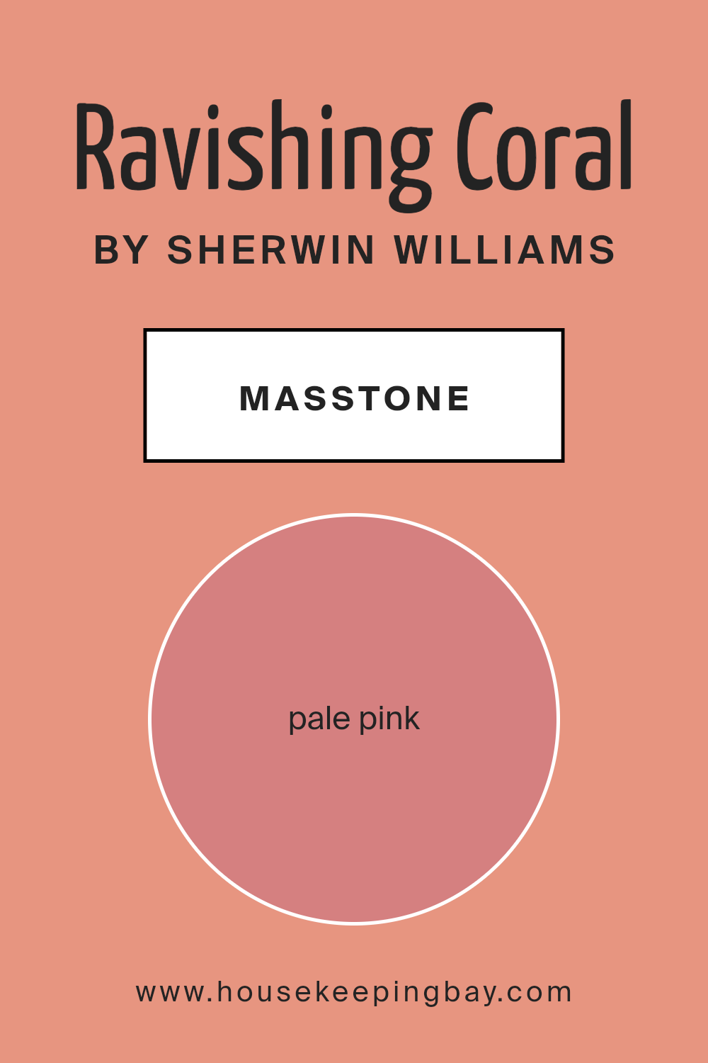 what_is_the_masstone_of_ravishing_coral_sw_6612