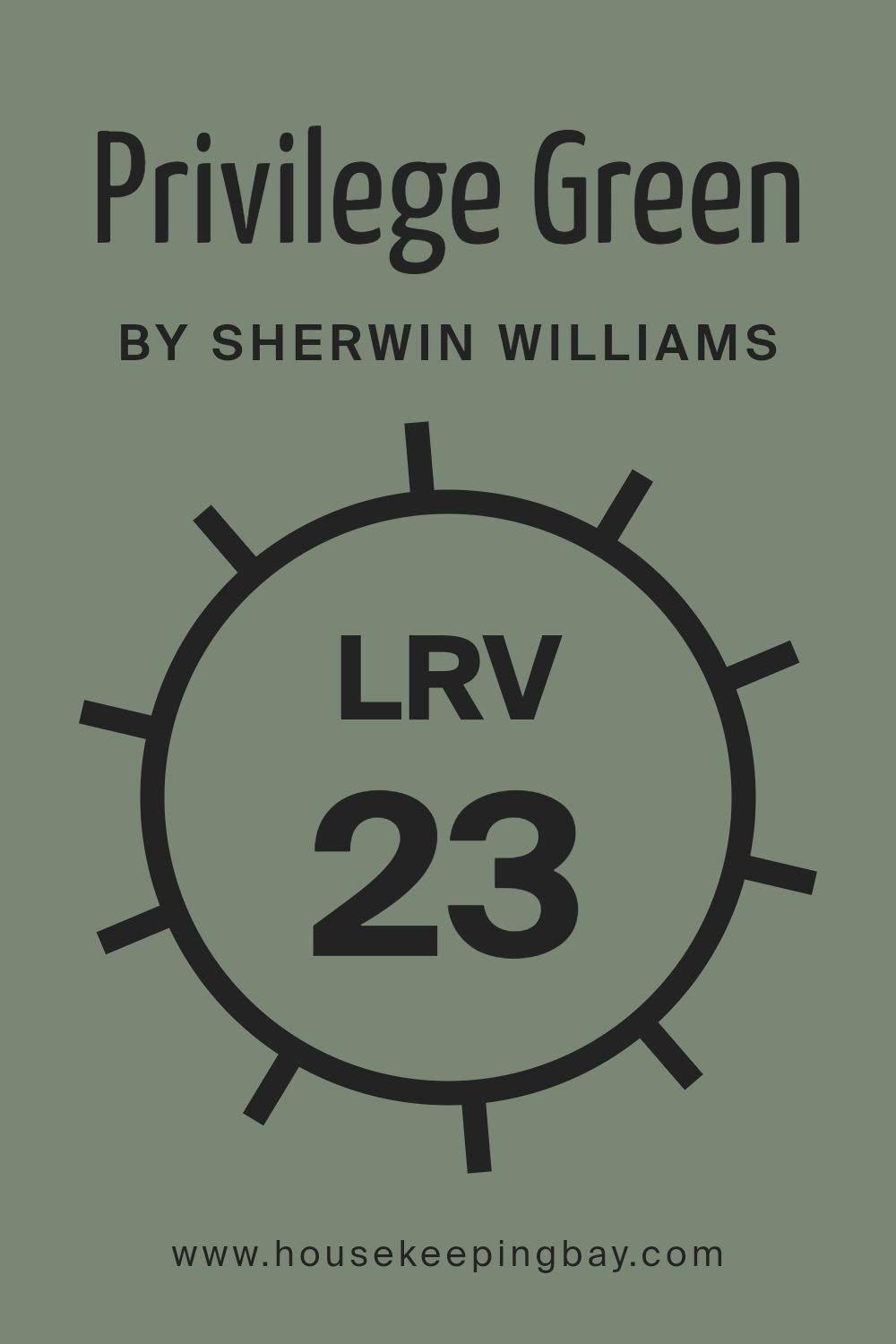 what_is_the_lrv_of_privilege_green_sw_6193