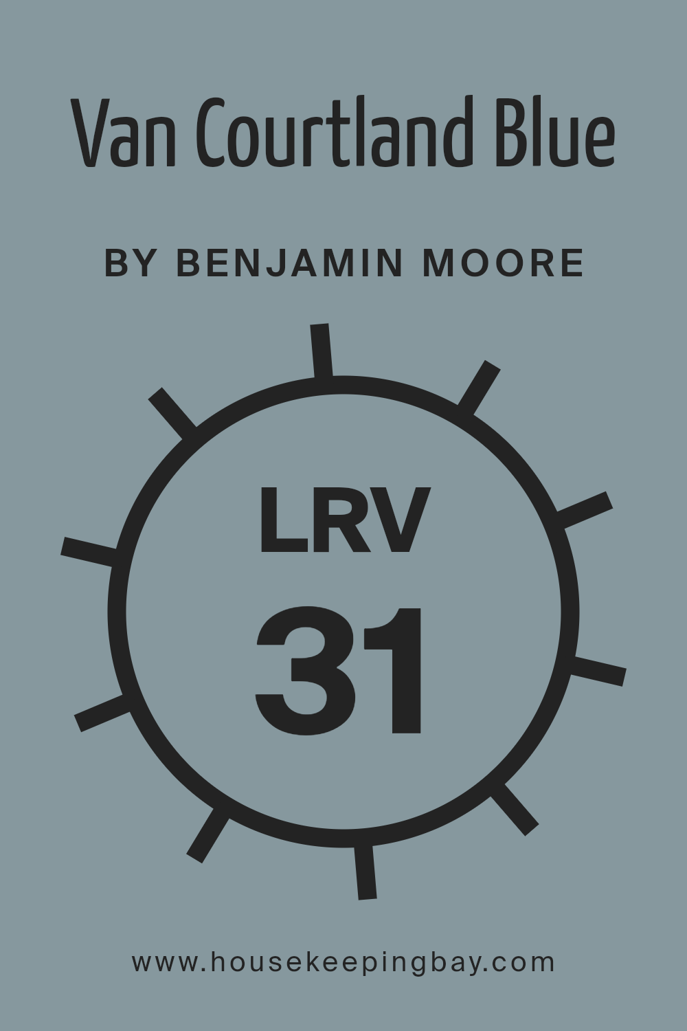 what_is_the_lrv_of_van_courtland_blue_hc_145