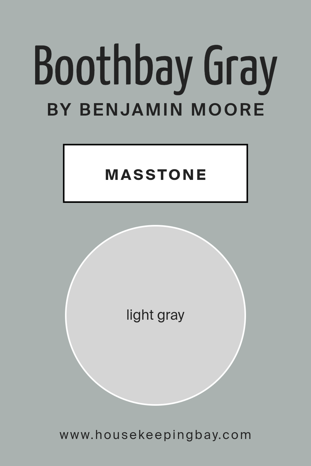 what_is_the_masstone_of_boothbay_gray_hc_165