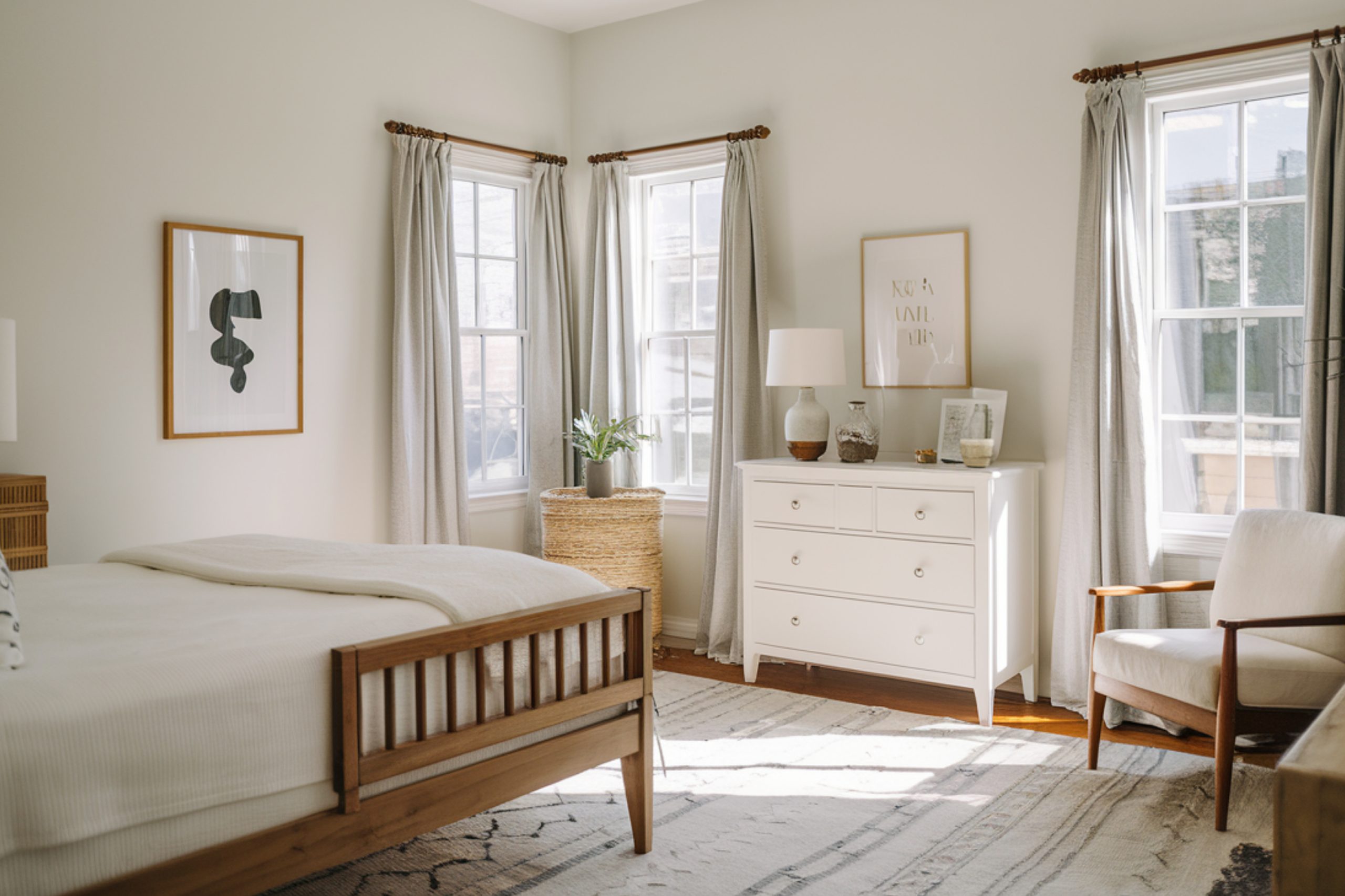 How Gray Paint Affects the Mood in a Bedroom