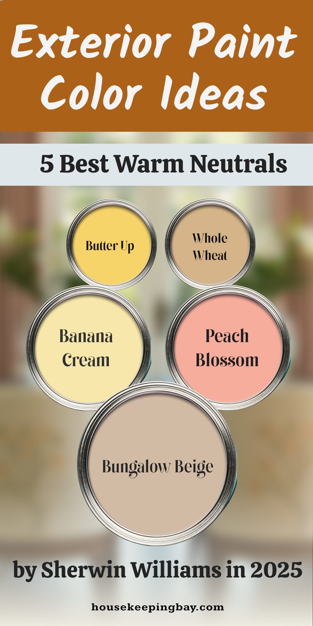 Exterior Paint Color Ideas 5 Best Warm Neutrals by Sherwin Williams in 2025