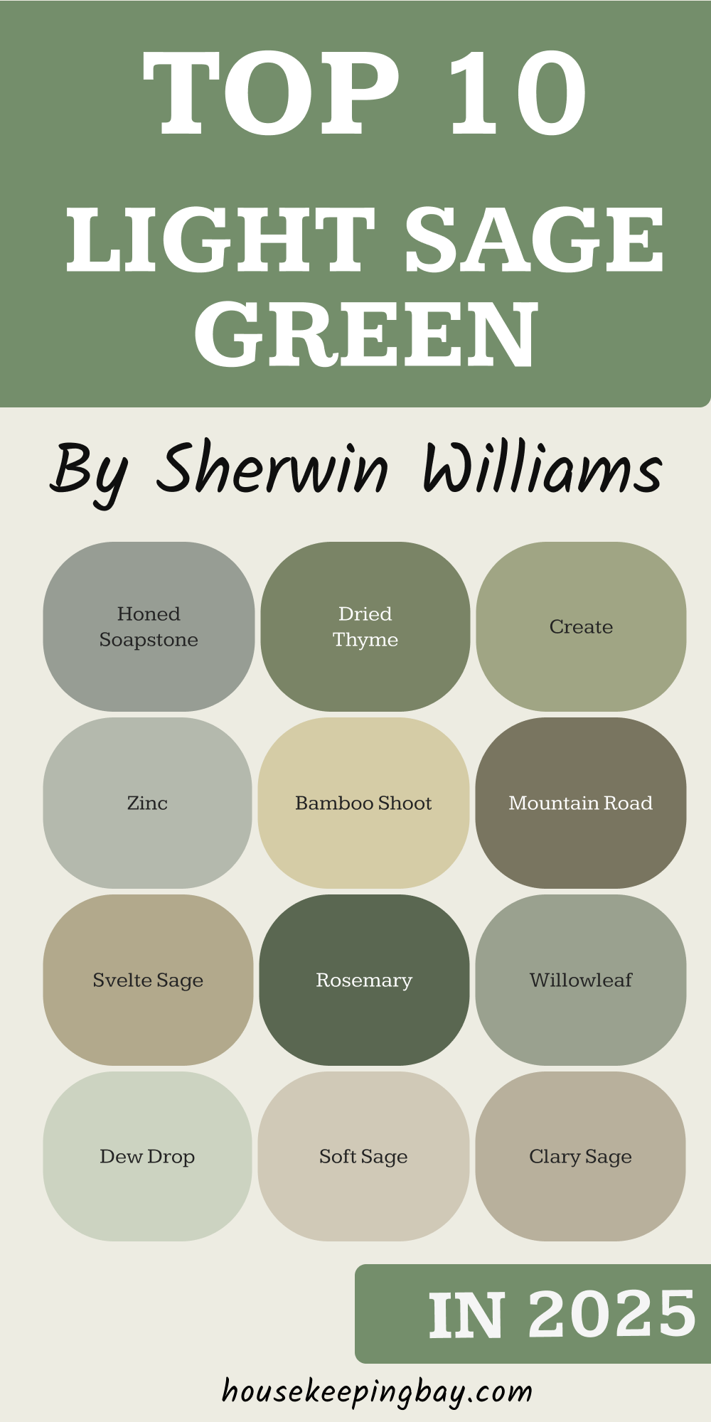 top 10 light sage green by sherwin williams in 2025