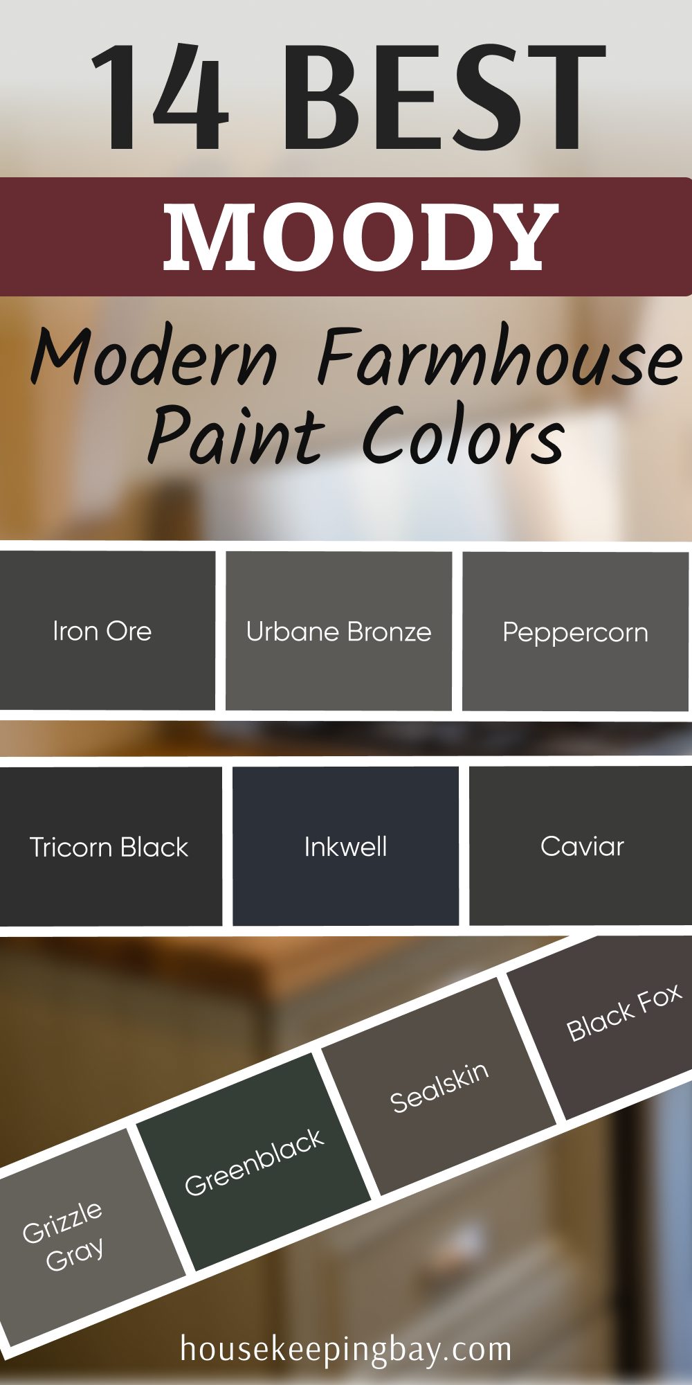 14 best moody modern farmhouse paint colors