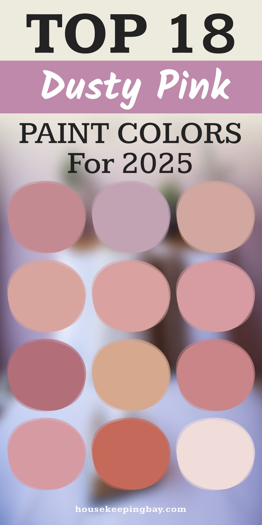 18 Dusty Rose Paint Color Trendy in 2025