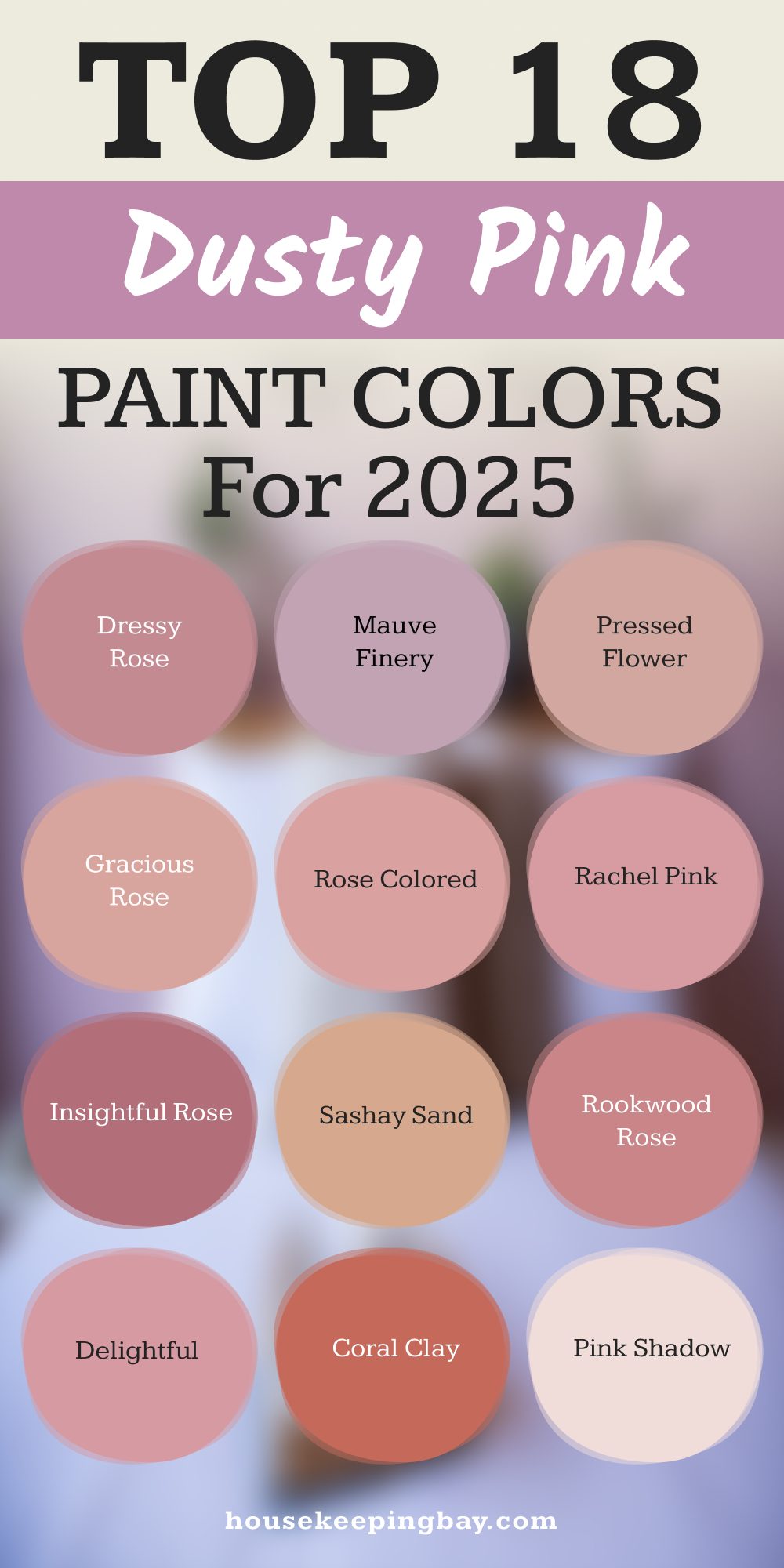 18 Dusty Rose Paint Color Trendy this year