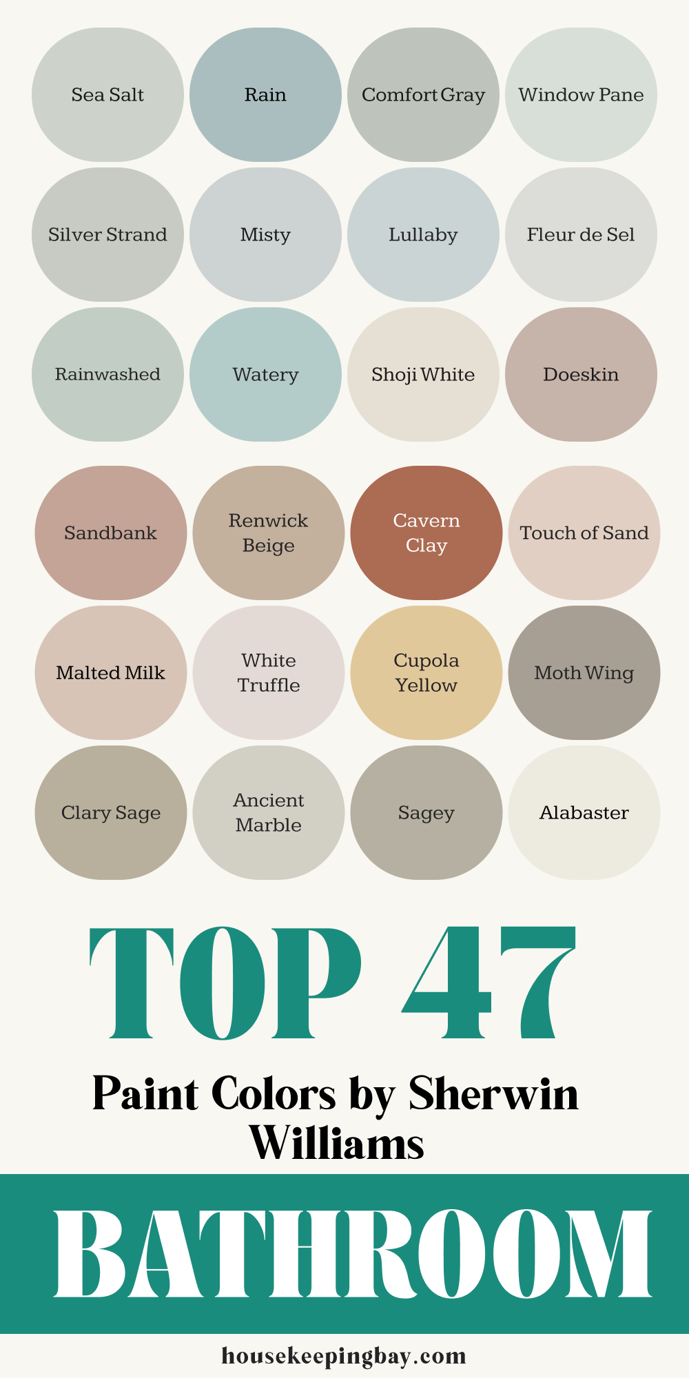 top 47 paint color for the bathroom trendy this year