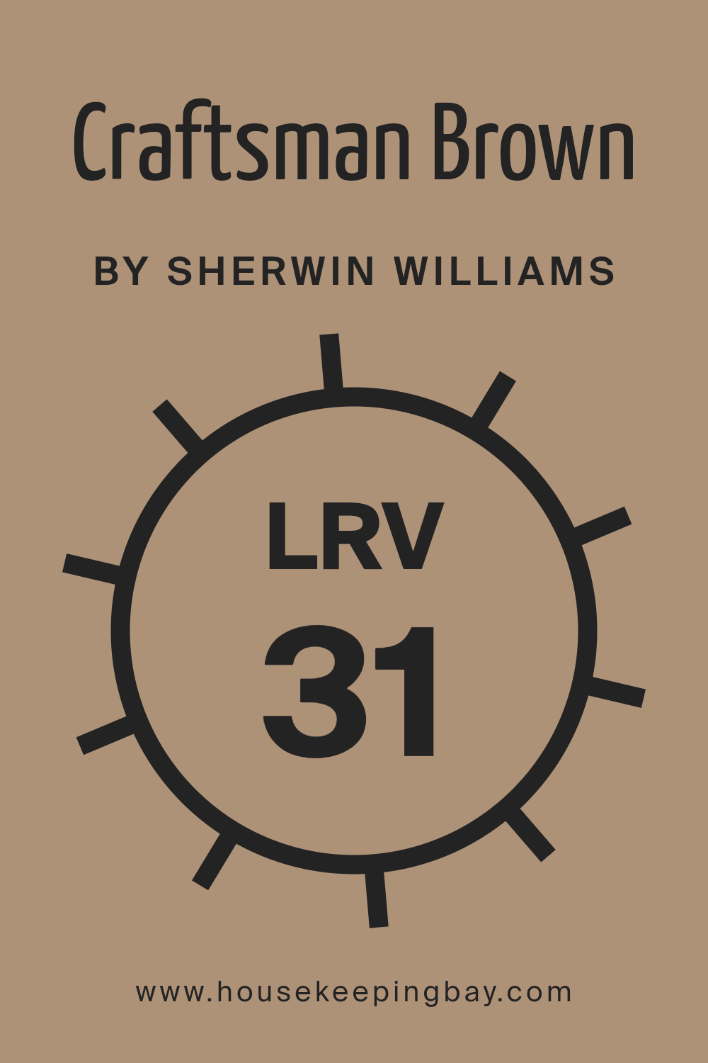 what_is_the_lrv_of_craftsman_brown_sw_2835