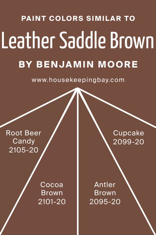 Colors Similar to Leather Saddle Brown 2100‑20 by Benjamin Moore 