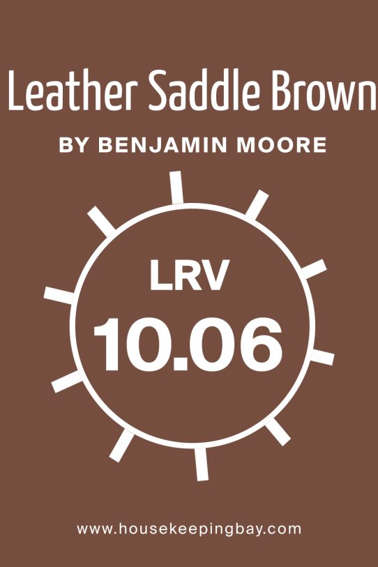 How Does Lighting Affect Leather Saddle Brown 2100‑20 by Benjamin Moore? 