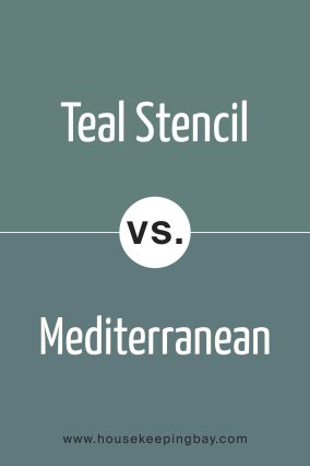 Mediterranean SW 7617, bolder and vivid, gives spaces a luxurious, inviting feel.
