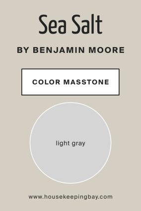 What Is the Masstone of Sea Salt CSP‑95 by Benjamin Moore?
