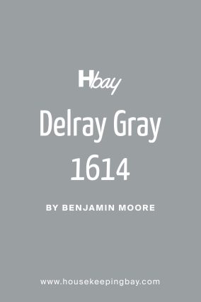 What Color Is Delray Gray 1614 by Benjamin Moore?