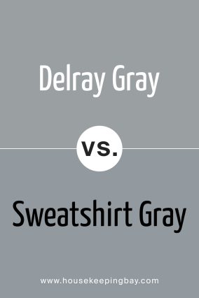 Delray Gray 1614 vs Sweatshirt Gray 2126-40 