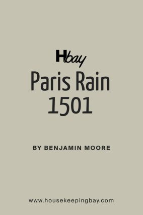 What Color Is Paris Rain 1501 by Benjamin Moore?
