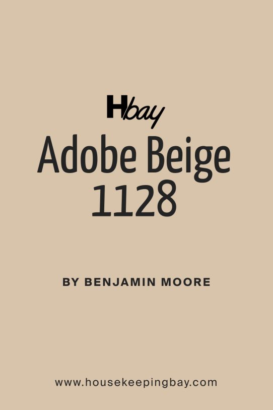 What Color Is Adobe Beige 1128 by Benjamin Moore?