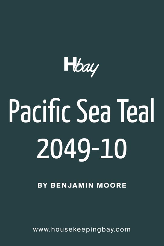Pacific Sea Teal 2049‑10 Paint Color by Benjamin Moore