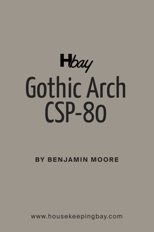 Gothic Arch CSP-80 Paint Color by Benjamin Moore