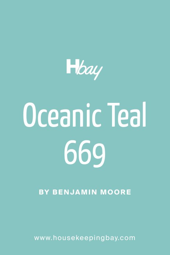 Oceanic Teal 669 by Benjamin Moore