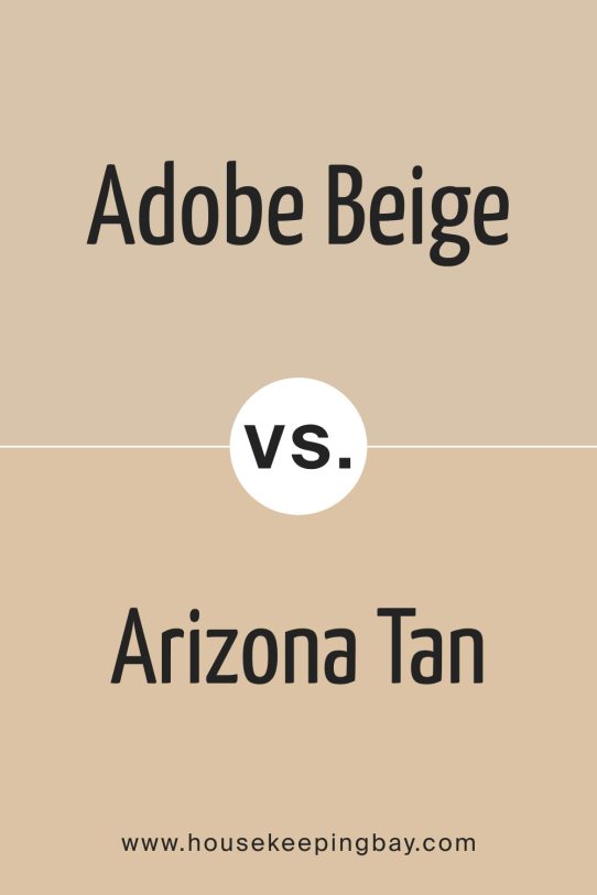 Adobe Beige 1128 vs Arizona Tan 2162‑50