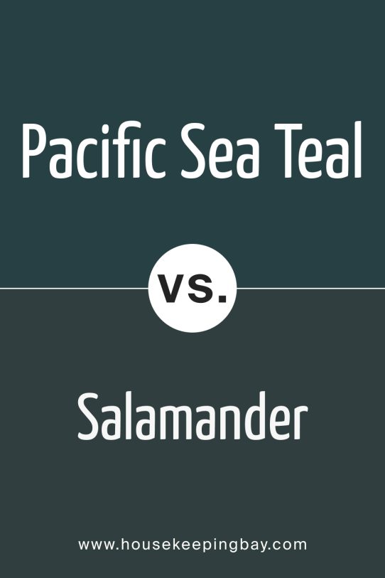 Pacific Sea Teal 2049-10 vs Salamander 2050‑10 
