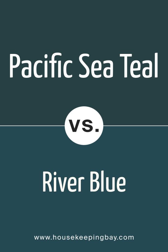 Pacific Sea Teal 2049-10 vs River Blue 2057‑10 