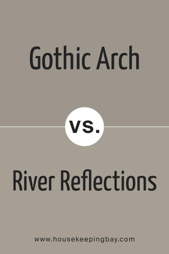Gothic Arch CSP-80 vs River Reflections 1552