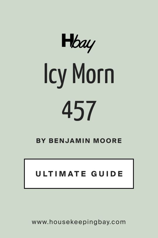 What Color Is Icy Morn 457 by Benjamin Moore?