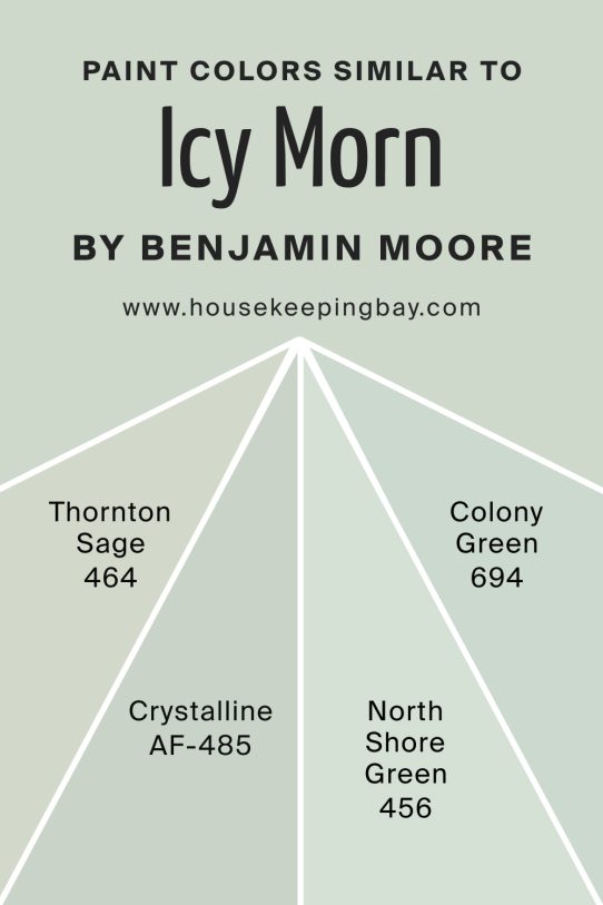 Colors Similar to Icy Morn 457 by Benjamin Moore