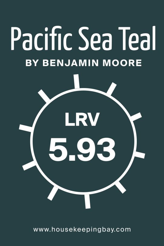 What Is the LRV of Pacific Sea Teal 2049‑10 by Benjamin Moore?
