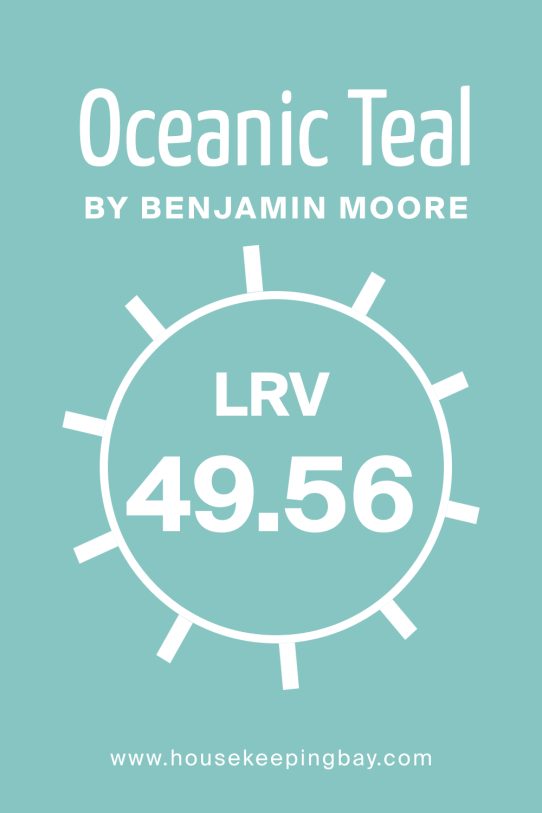 What Is the LRV of Oceanic Teal 669 by Benjamin Moore? 