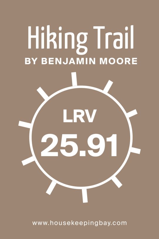 What Is the LRV of Hiking Trail CC‑514 by Benjamin Moore?