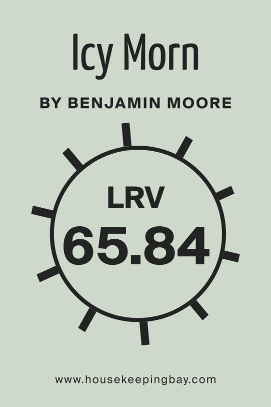 What Is the LRV of Icy Morn 457 by Benjamin Moore?