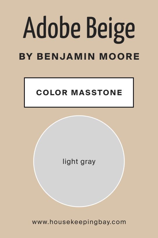 What Is the Masstone of Adobe Beige 1128 by Benjamin Moore?
