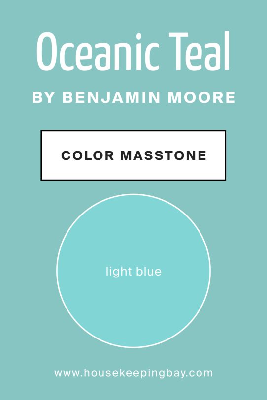 What Is the Masstone of Oceanic Teal 669 by Benjamin Moore? 