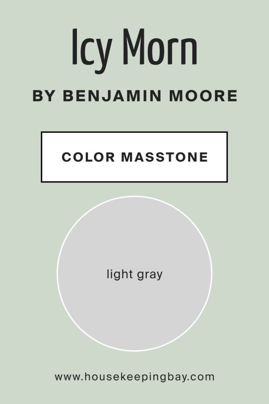 What Is the Masstone of Icy Morn 457 by Benjamin Moore?