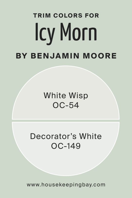 What Are the Trim Colors of Icy Morn 457 by Benjamin Moore?