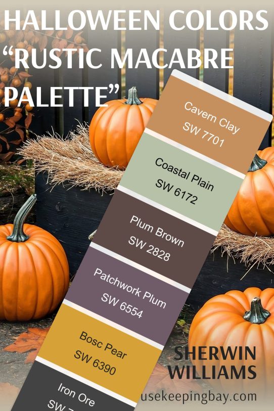 Halloween Sherwin Williams Paint Colors 2025 Rustic Macabre